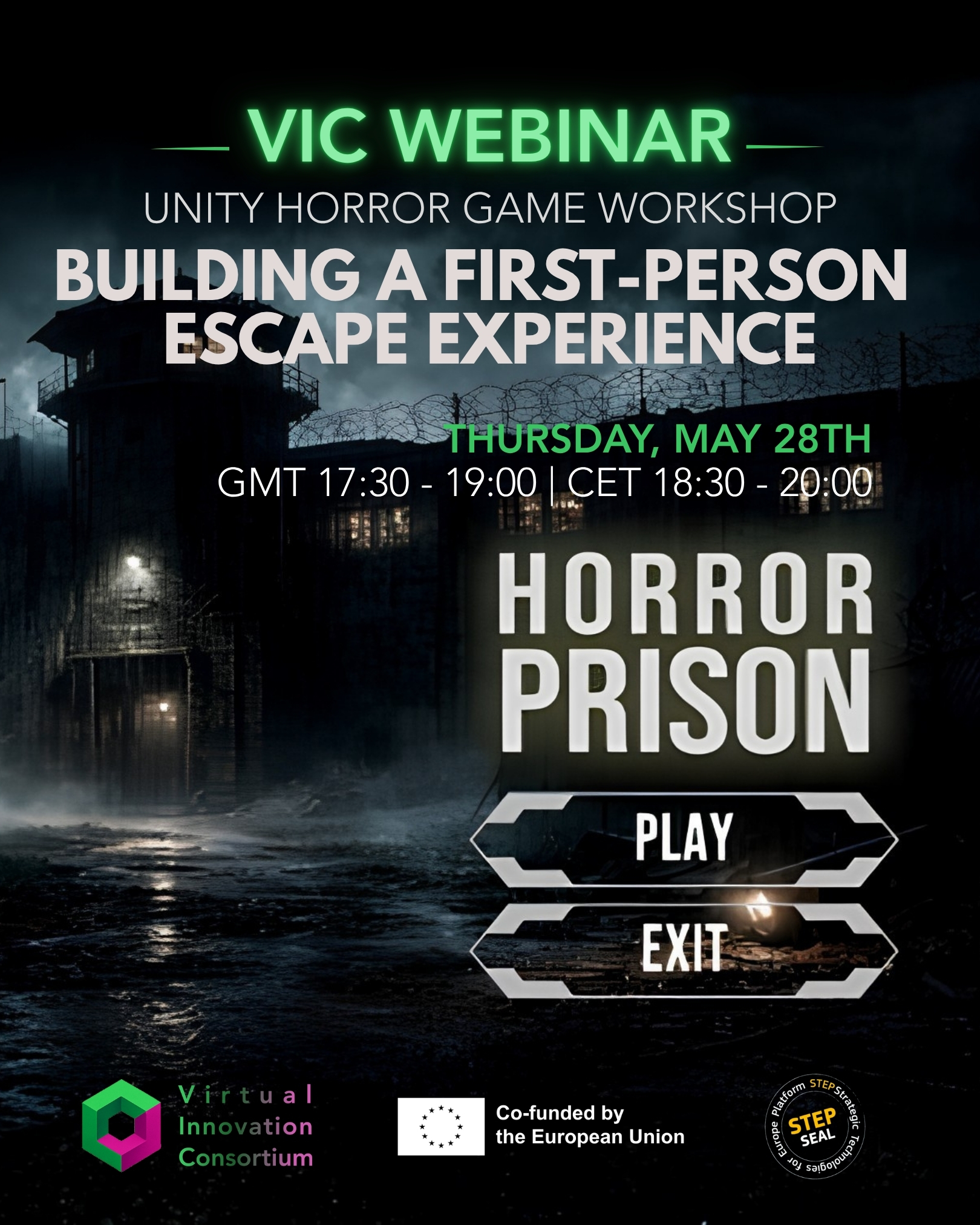 Unity Horror Game Workshop: Building a First-Person Escape Experience