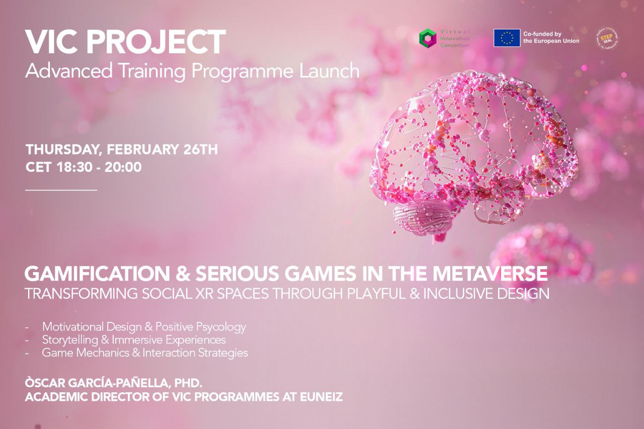 Our Webinar on Gamification & Serious Games in the Metaverse took place on 26 February